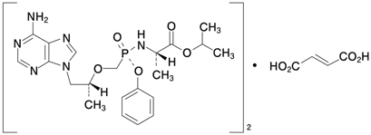 テノホビル アラフェナミドフマル酸塩の化学式