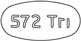 「572 Tri」の刻印